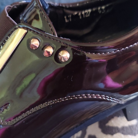 Popular Men's PU Leather Oxfords, Shiny Formal Shoes With Pointed Toe - Picture 9 of 9